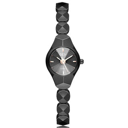 KissICON Black-GEDI KissIcon UTHAI Women Watch Stainless Bracelet - Waterproof