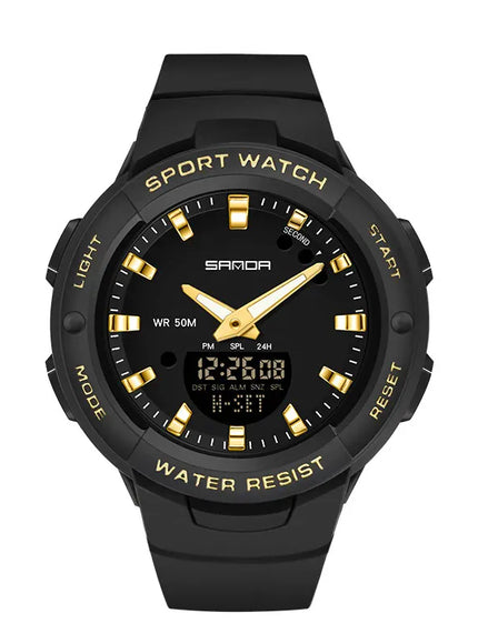KissICON Black gold Uthai CE64 Women Watch - Fashion Outdoor Waterproof