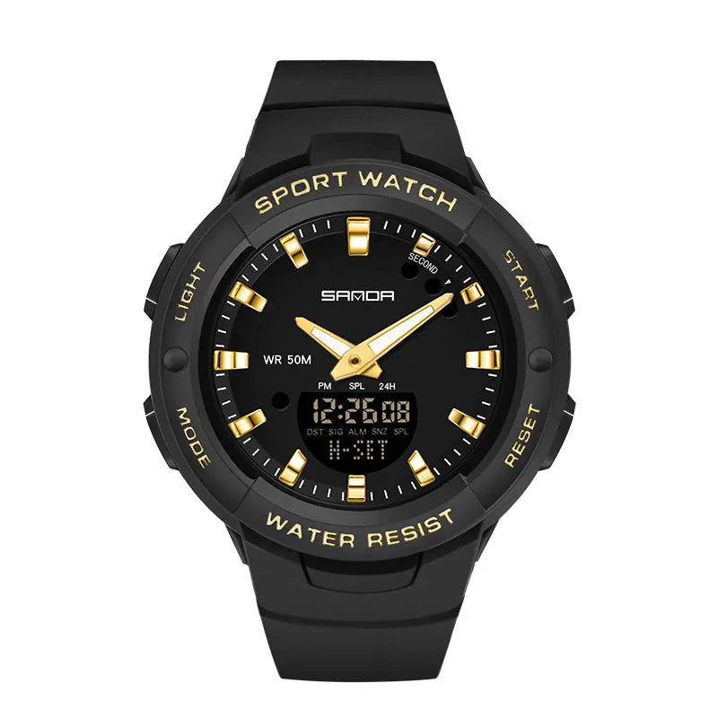 KissICON Black gold Uthai CE64 Women Watch - Fashion Outdoor Waterproof