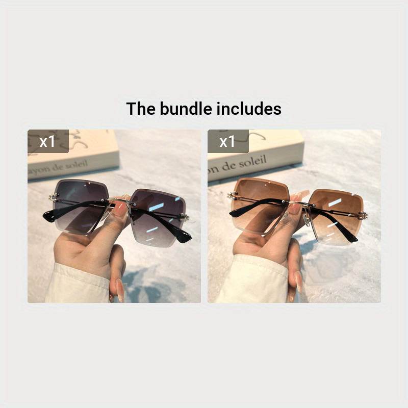 jkthpu-45 Black Gray+Pink Tea Retro Large Frame Fashion Glasses Chic Style