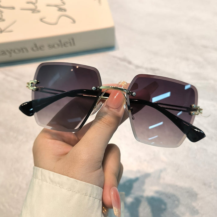 Retro Large Frame Fashion Glasses Chic Style