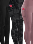 Black/grey Print/pink / UK 16