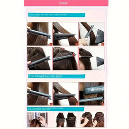 KissICON black Hairdressing V-Comb Messy Hair Finishing Splint - Wig