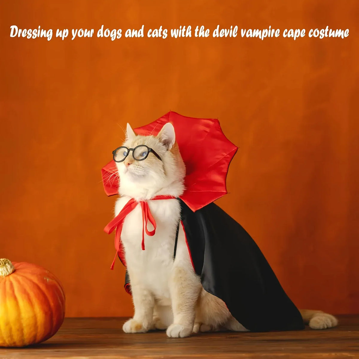 KissICON black Halloween Dog Costume Cat Costume Vampire Cape Pet Costume Funny Devil Cloak Cosplay Outfit Halloween Party Dress Up Accessories