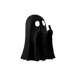 KissICON black Halloween Refers To Cute Ghost Statues, Halloween Valentine's Day Gifts Home Decorations, Ghost Coffee Table Ornaments Christmas