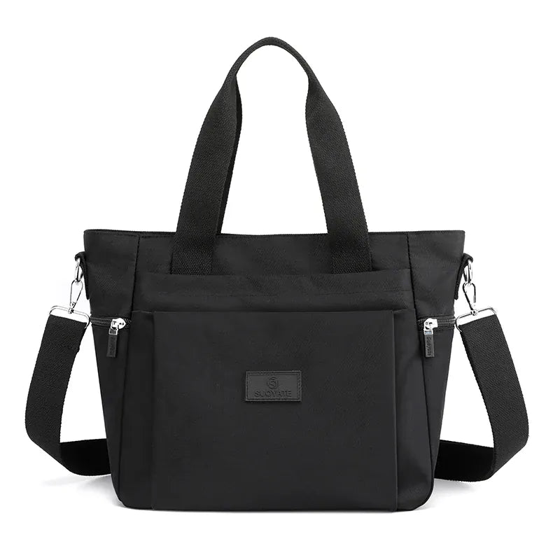KissICON black Hand Bags Designers Handbags Nylon Shoulder Top-handle