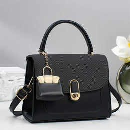 KissICON black Handbags Shoulder Crossbody – Fashionable Designer Travel