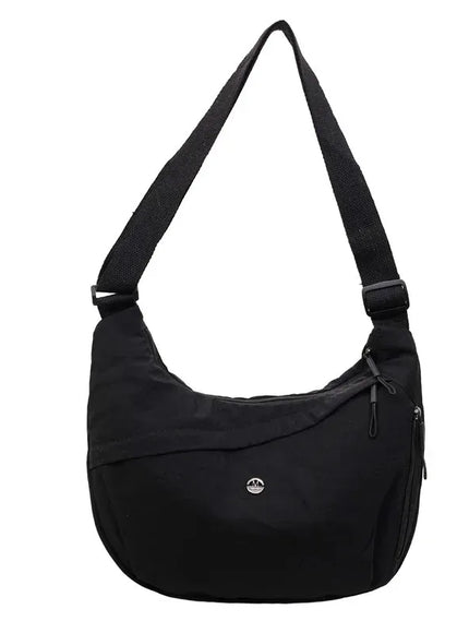 KissICON black Hobo Slouchy Crossbody – Purse Commuter Shoulder