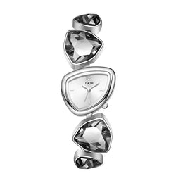 KissICON Black Kiss Icon GEDI Ladies Watch - Crystal Diamonds