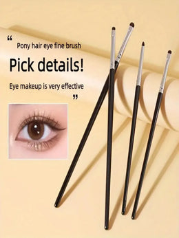 KissICON black KissIcon 4 Piece Eye Brush Set - Synthetic