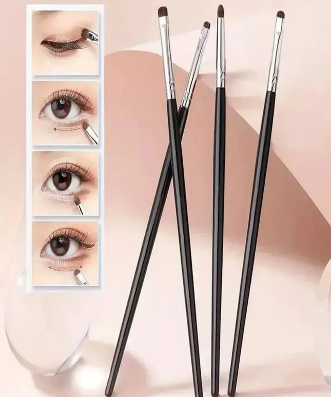 KissICON black KissIcon 4 Piece Eye Brush Set - Synthetic