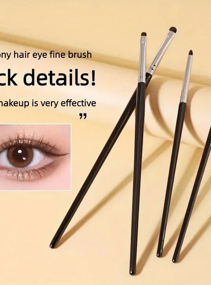 KissICON black KissIcon 4 Piece Eye Brush Set - Synthetic