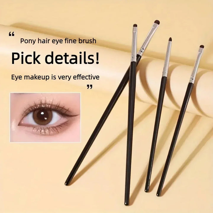 KissIcon 4 Piece Eye Brush Set - Synthetic