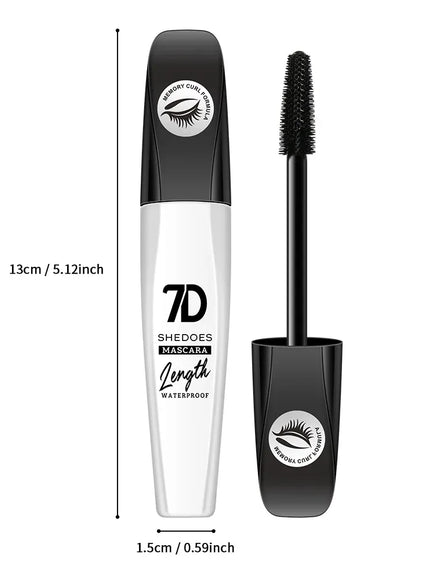KissICON Black KissIcon 7D Mascara – Waterproof Smudge-Proof Easy Removal