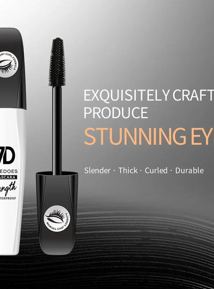 KissICON Black KissIcon 7D Mascara – Waterproof Smudge-Proof Easy Removal