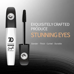 KissICON Black KissIcon 7D Mascara – Waterproof Smudge-Proof Easy Removal