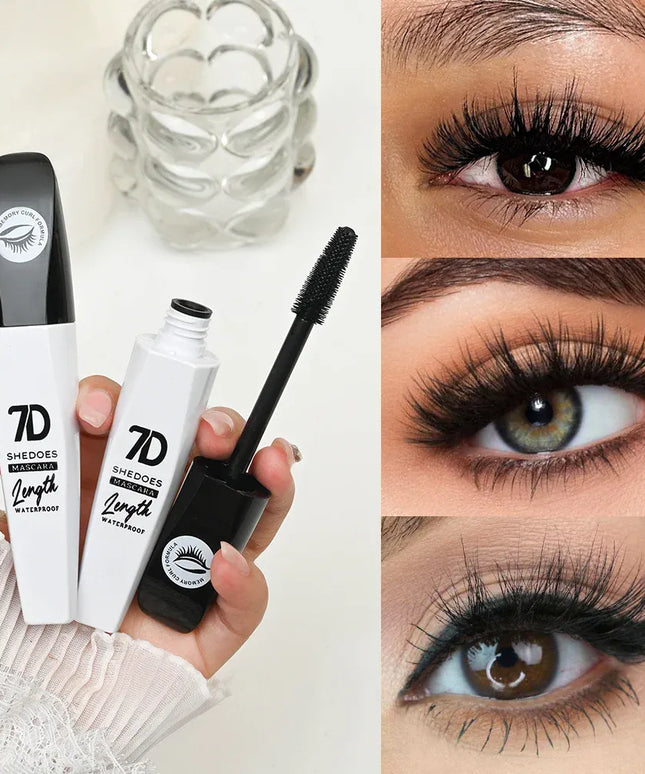 KissICON Black KissIcon 7D Mascara – Waterproof Smudge-Proof Easy Removal