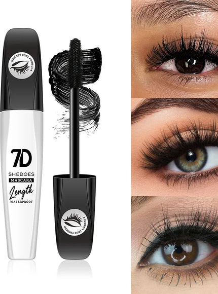 KissICON Black KissIcon 7D Mascara – Waterproof Smudge-Proof Easy Removal