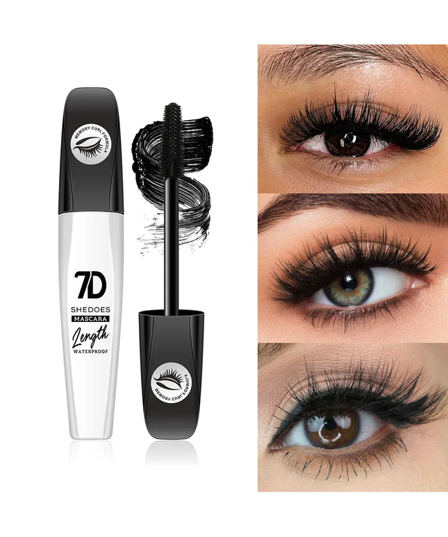 KissICON Black KissIcon 7D Mascara – Waterproof Smudge-Proof Easy Removal