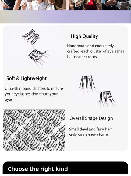 KissICON BLACK KissIcon 90Duo Girl Nature Trilogy False Eyelashes -
