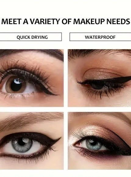 KissICON black KissIcon Black Waterproof Eyeliner - Natural Look Quick