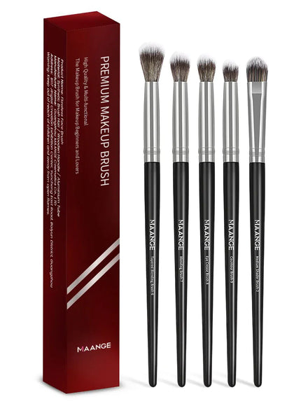 KissICON Black KissIcon Maange 5pcs Eye Shadow Brush Set -