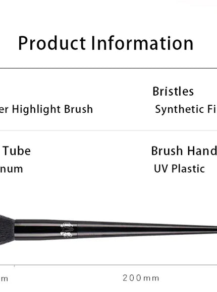 KissICON black KissIcon Makeup Brush 04 Highlight - Soft Fiber