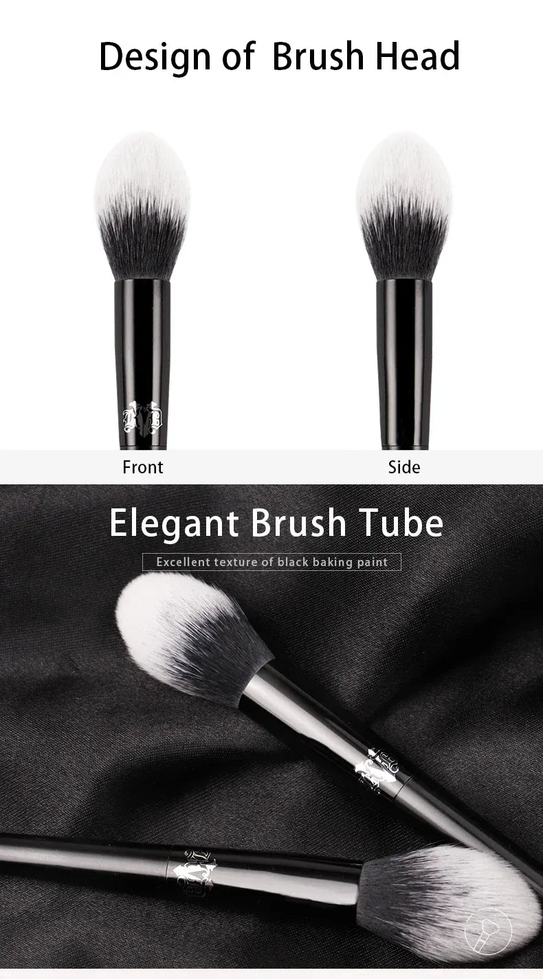 KissICON black KissIcon Makeup Brush 04 Highlight - Soft Fiber