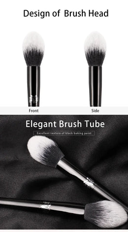 KissICON black KissIcon Makeup Brush 04 Highlight - Soft Fiber