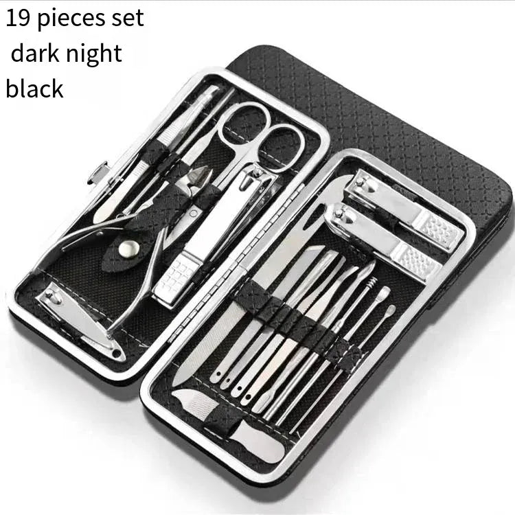 KissICON black KissIcon Nail Art 19 Piece Tools Set All