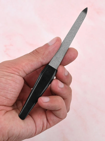 KissICON Black KissIcon Nail Files Black Handle Double Sided -