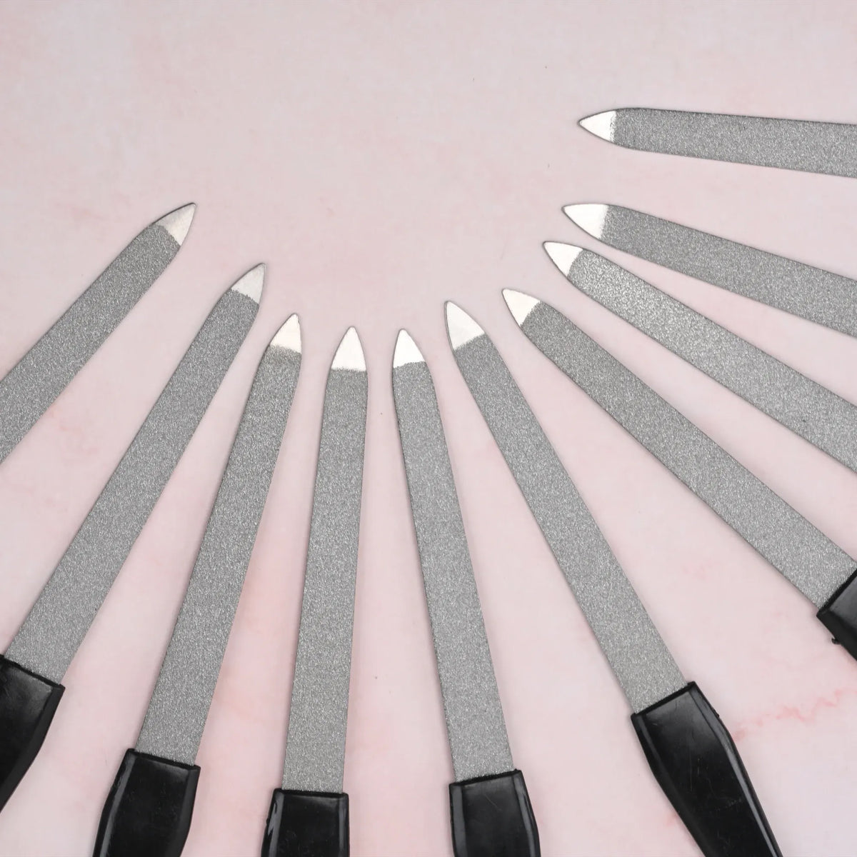 KissICON Black KissIcon Nail Files Black Handle Double Sided -