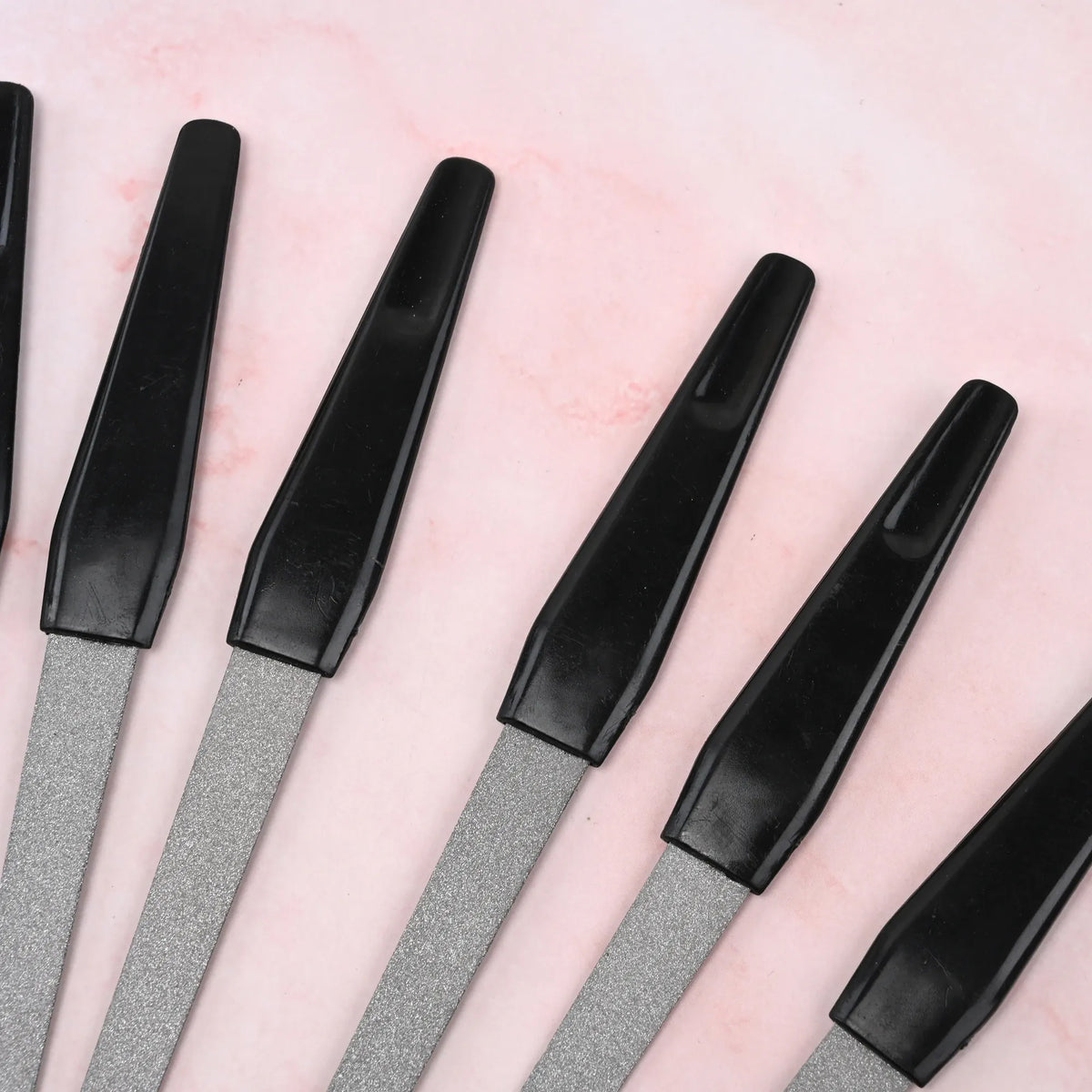 KissICON Black KissIcon Nail Files Black Handle Double Sided -