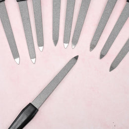KissICON Black KissIcon Nail Files Black Handle Double Sided -