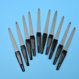 KissICON Black KissIcon Nail Files Black Handle Double Sided -