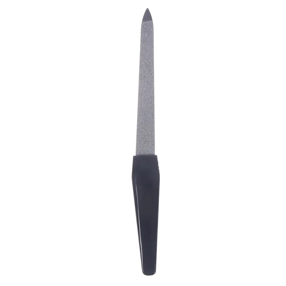 KissICON Black KissIcon Nail Files Black Handle Double Sided -