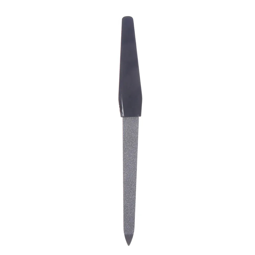 KissICON Black KissIcon Nail Files Black Handle Double Sided -