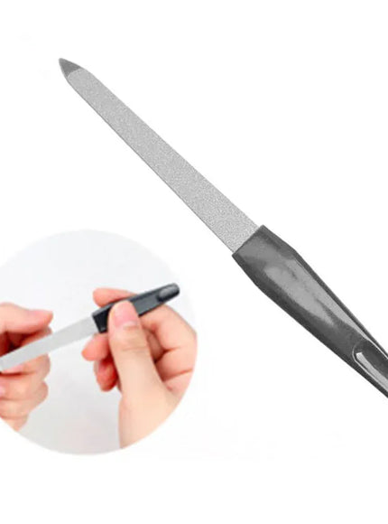 KissICON Black KissIcon Nail Files Black Handle Double Sided -