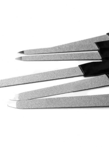 KissICON Black KissIcon Nail Files Black Handle Double Sided -