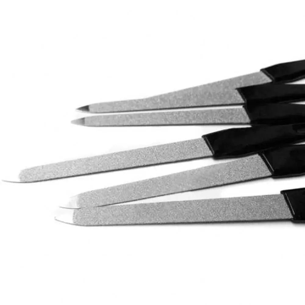 KissICON Black KissIcon Nail Files Black Handle Double Sided -