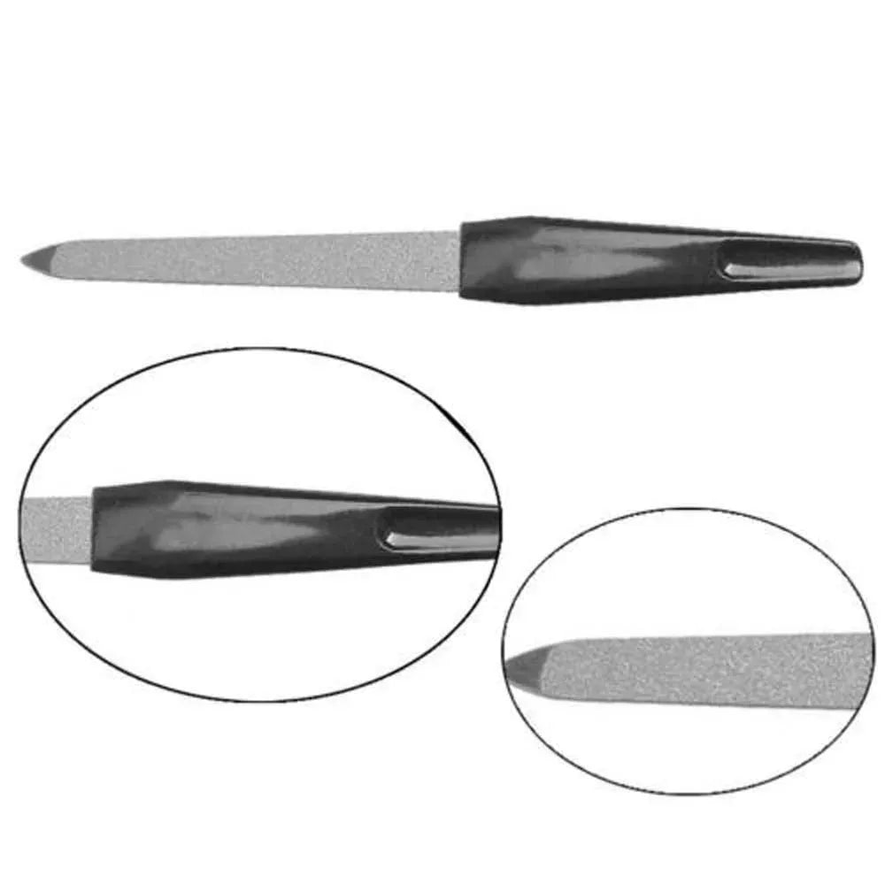 KissICON Black KissIcon Nail Files Black Handle Double Sided -