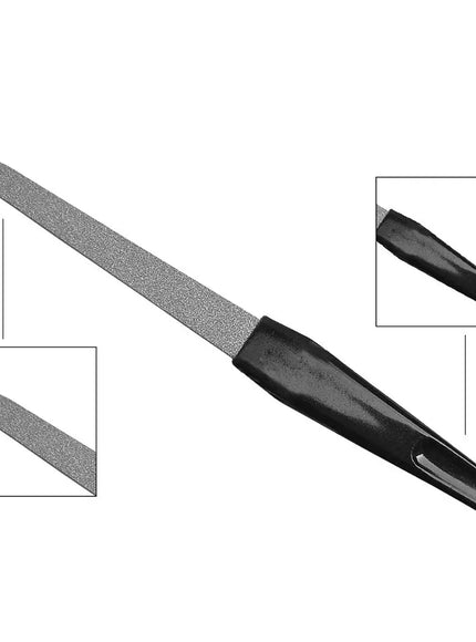 KissICON Black KissIcon Nail Files Black Handle Double Sided -