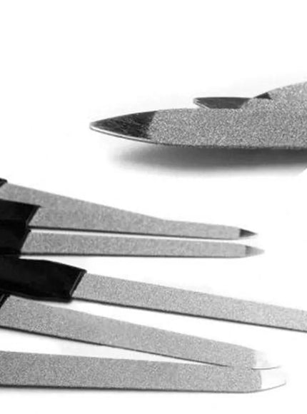 KissICON Black KissIcon Nail Files Black Handle Double Sided -