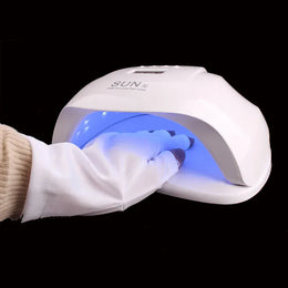 KissICON black KissIcon Nail Tools UV Gloves Half Exposed Fingertips