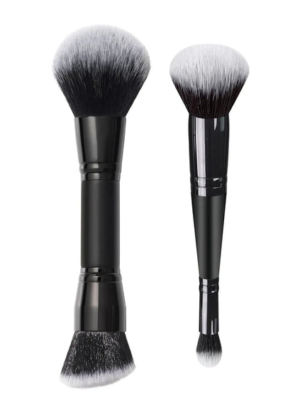 KissICON black KissIcon Round Angled Foundation Brush 10pcs - Blend