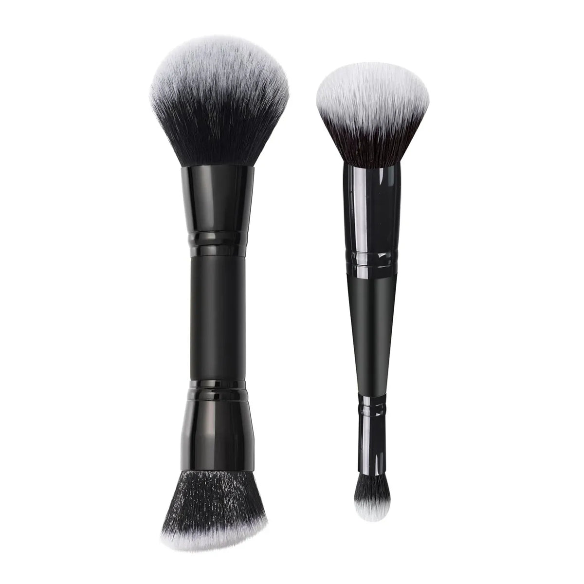 KissICON black KissIcon Round Angled Foundation Brush 10pcs - Blend