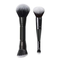 KissICON black KissIcon Round Angled Foundation Brush 10pcs - Blend