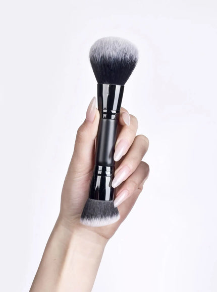 KissICON black KissIcon Round Angled Foundation Brush 10pcs - Blend