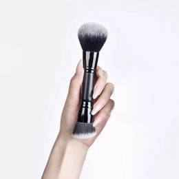KissICON black KissIcon Round Angled Foundation Brush 10pcs - Blend