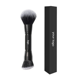 KissICON black KissIcon Round Angled Foundation Brush 10pcs - Blend